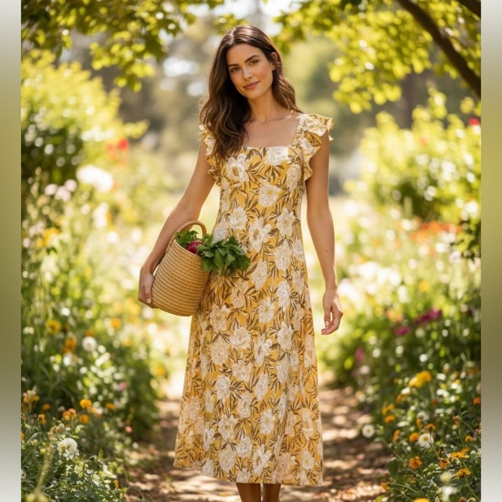 NWT Madewell Angelina Floral Slip Dress